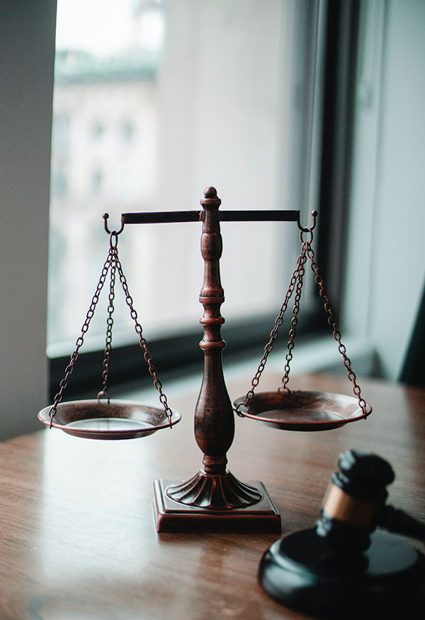 Scales and a Gavel
